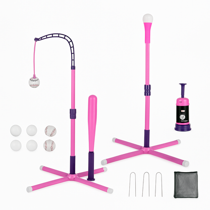 3-in-1 Baseball Toy Set for Kids Aged 3-5 Years
